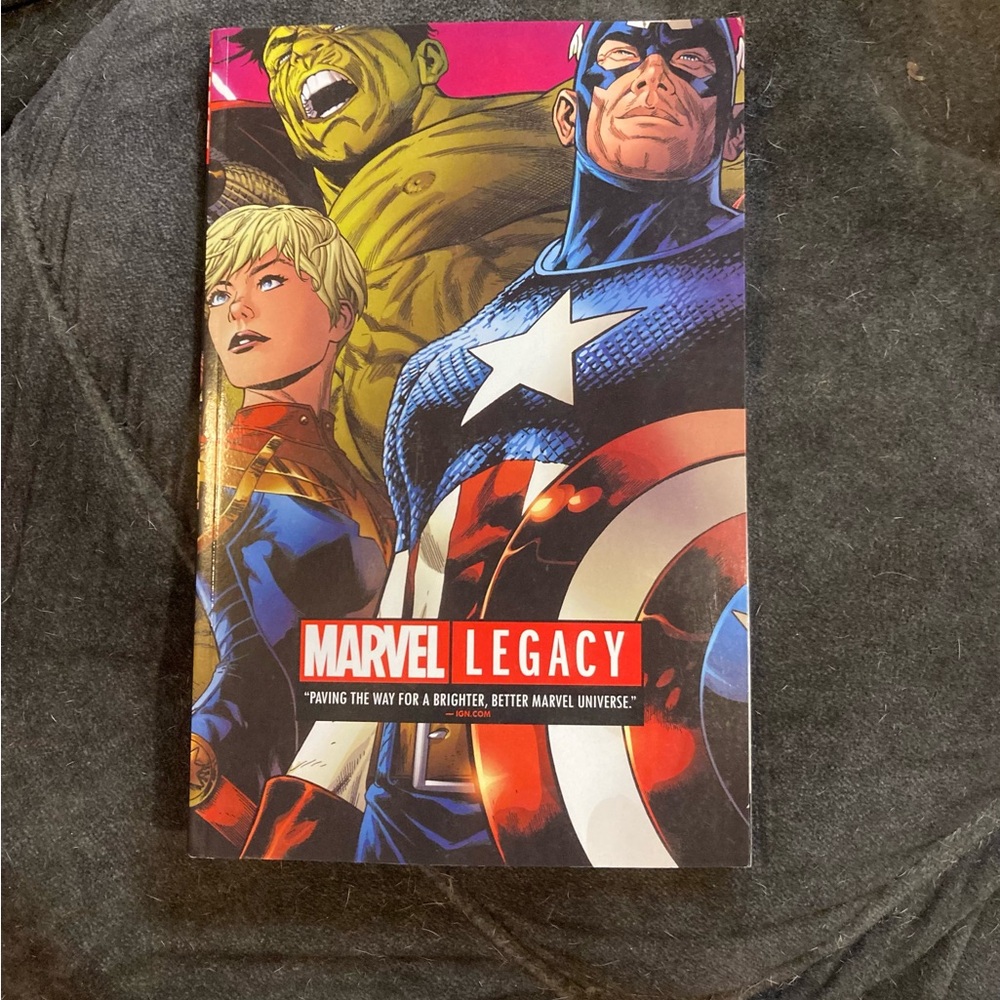 Marvel Legacy Comic Book — Red, Blue, White, Yellow